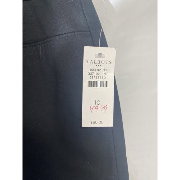 New Talbots Simply Flattering Collection Stretch‎ Twill Crop Pants Size 10 - Picture 4 of 7